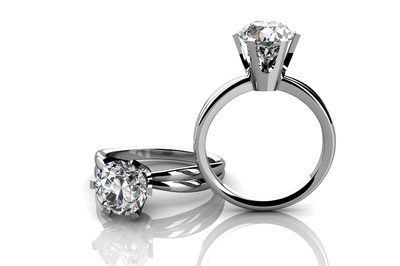 GIA Certified 1.00 Carat  Diamond  Engagement Ring Round Cut Solitaire 14k