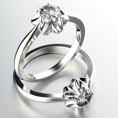 GIA Certified 1.00 Carat Diamond Solitaire Engagement Ring Round Cut 14k