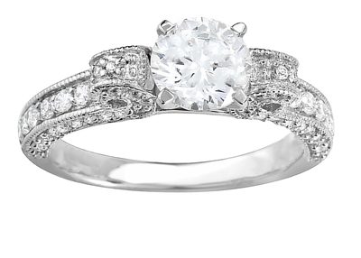 GIA Certified 2.00 Carat Diamond Engagement Ring Round Brilliant Cut Platinum