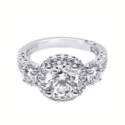 Platinum Diamond Round Shape Engagement Ring 2.75 Carat GIA Certified