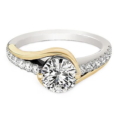 GIA Certified Platinum 2.50 Carat Round Cut Diamond Engagement Ring