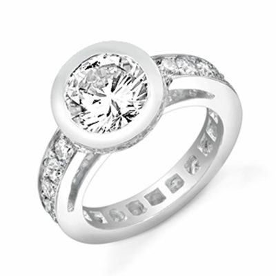 5 carat Natural GIA Certified Halo Round Cut Diamond Engagement Ring 18K Gold