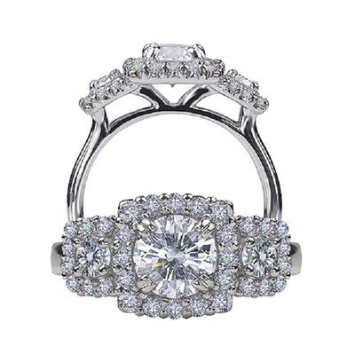 GIA Certified Diamond Engagement Ring Platinum 2.50 Carat Round Brilliant Cut
