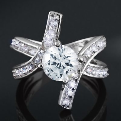 Antique Round Cut Diamond Engagement Ring GIA Certified 3.00 CT 18k Gold