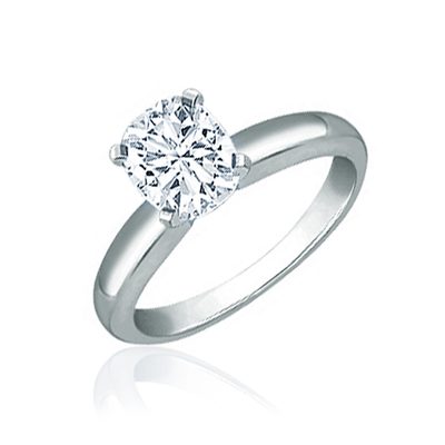 GIA Certified 1.00 CT Diamond Engagement Ring Estate Style Cushion Cut Solitaire
