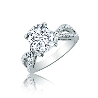 GIA Certified 2.00 Carat Diamond Engagement Ring Cushion Cut Platinum