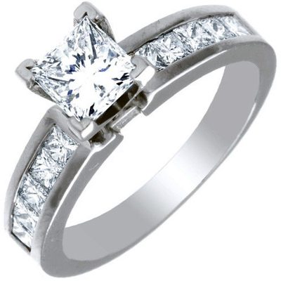 GIA Certified 1.70 CTW Diamond Engagement Ring Round Brilliant 18k Gold