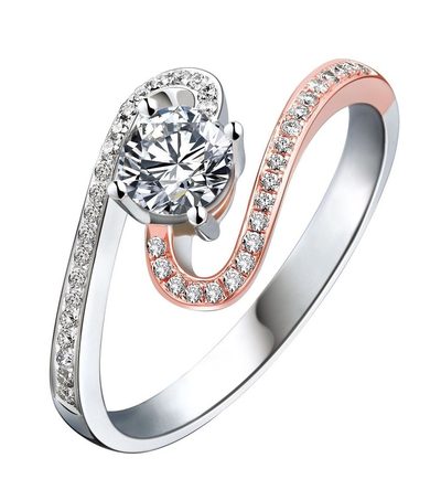 GIA certified Diamond Engagement Ring Vintage Inspired 2.00 CTW Round 18K