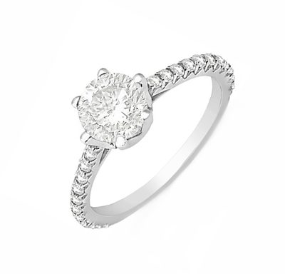 2.15 carat Natural GIA Certified Diamond Engagement Proposal Ladies Ring 18k ...