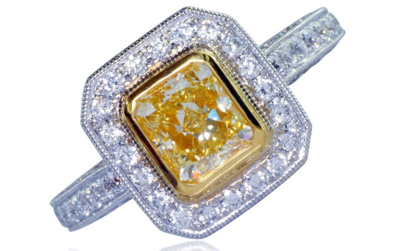 Fancy Yellow Rings